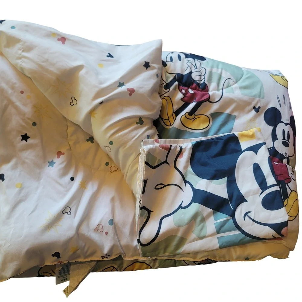 Disneycore Mickey Mouse Reversible Kids Comforter and Pillowcase Set Twin